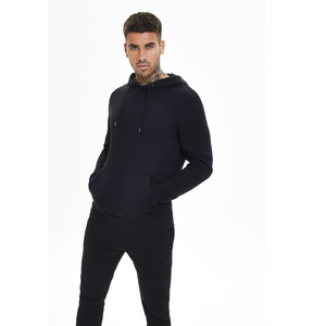 Sweat à capuche unisexe en coton de rue de haute qualité personnalisé, écologique, respirant, imprimé en relief, coupe régulière, pour homme - Product Image 3