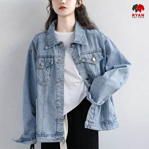 Vestes en jean personnalisées Ryan Pro Gear pour femmes, tissu respirant antibactérien avec logo personnalisé - Product Image 4