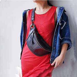 Oem Smell Proof Workout Best Soft Flat Custom Vintage Brown Leather Fanny Pack <b>Belt</b> Bag - Product Image 6