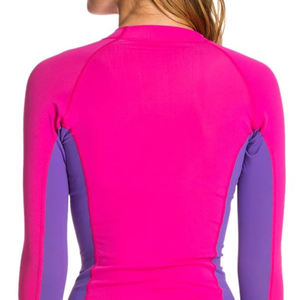 2026 Customized Design <b>Women</b> <b>Rash</b> <b>Guard</b> Spandex Polyester Breathable Quick Dry UPF50+ High Quality - Product Image 5