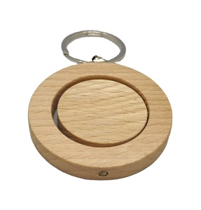 Design Wooden Key Chain Custom Shape Accessories Logo Accepted Design Handicraft Wood Key Chain - Product Image 1