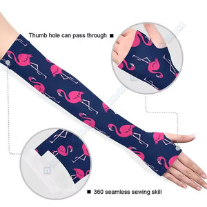 Mangas de compresión sublimadas personalizadas con impresión a todo color para deportes Fitness o uniformes de equipo Estilo de conjunto - Product Image 3