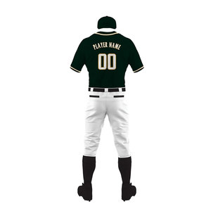 Maillot de baseball à séchage rapide 100% polyester de haute qualité pour hommes ensemble de vêtements de sport pour jeunes par sublimation respirante et confortable - Product Image 3