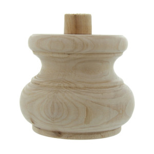 Piede Legno Grezzo Art. 53008 Mm. 95x75 - Product Image 1