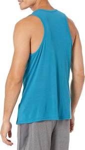 Singlet de sport pour homme, personnalisé, nouveau, en spandex/polyester, été, séchage rapide, haute qualité, tee-shirt coupé, débardeur de musculation - Product Image 5
