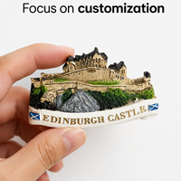 Imán de Resina 3D Personalizado para Refrigerador, Recuerdo Turístico de Ciudad o País, Imán de Refrigerador con Diseño Personalizado, Regalo de Viaje