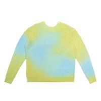 Design personnalisé logo Laine Imprimé Jacquard Tricot Pull Haut Col Ras Du Cou Hiver Tricots Pull Tricoté Hommes Mohair Pull