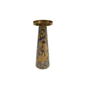 Meilleur vendeur en bois bougie pilier titulaire marron fini pour la maison et noël éclairage de table décoration à la main en vrac - Product Image 4