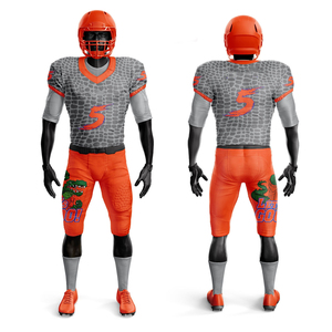 Maillot de football américain fait à la main de qualité supérieure nouveau design imprimé logo personnalisé manches courtes taille plus caractéristique pour vêtements de sport - Product Image 1