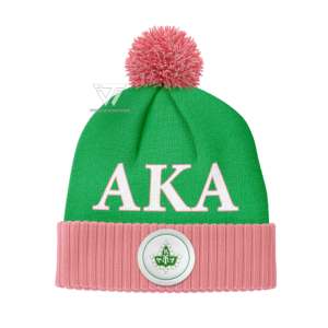 Personalizado griego alfa | Kapa | Alpha Sorority ropa auto tejido Jacquard cálido gorro de invierno parafernalia griega - Product Image 1