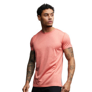 Haute qualité hommes gymnastique entraînement Boxy Fit T-Shirts sec athlétique Fitness vêtements de sport mince séchage rapide léger tricoté poche impression - Product Image 5