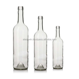 제조 업체 맞춤형 프리미엄 품질 투명 유리 와인 병 핫 세일 인도에서 최고의 가격 - Product Image 4