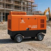Compresseur d'air à vis portable 18 bars 7,5-31 m³/min 4x4 personnalisable 8-25 bars pour l'exploitation minière haute pression Auliss