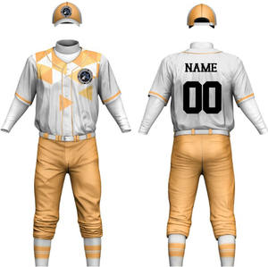 Uniforme de béisbol OEM de secado rápido, uniforme bordado de béisbol hecho a medida, uniforme de béisbol transpirable que absorbe la humedad para hombres - Product Image 5