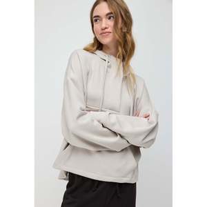 Sweat-shirt à demi-zip avec poches - Product Image 2
