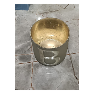 Excellente qualité de décoration intérieure meilleur style de bougie en feuille d'or en verre disponible à prix réduit - Product Image 3