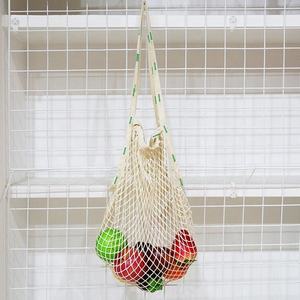 Eco-Friendly Cotton <b>Net</b> <b>Bag</b> with Customizable Size Portable & Recyclable for Cosmetics and Toys - Product Image 4