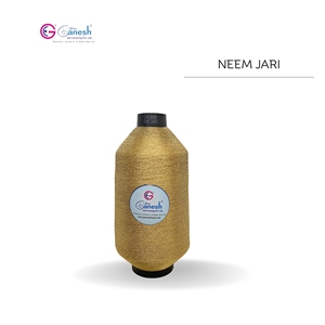 180D Neem Jari <b>Metallic</b> Flora Jari Embroidery <b>Yarn</b> High Tenacity Lurex Polyester for Hand Knitting Jari - Product Image 2