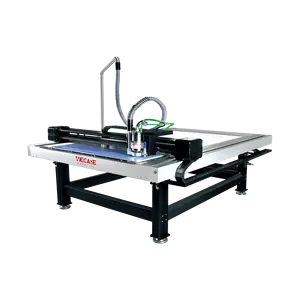 WECARE yüksek hızlı dikiş çizim kesici Flatbed CAD giysi şablon kesme makinesi
