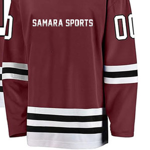 Suéter de Hockey Transpirable de Alta Calidad 100% Poliéster, Logotipo Personalizado por Sublimación, Camisetas de Hockey sobre Hielo para Equipo, Camisetas de Manga Larga - Product Image 3