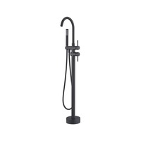 Robinetterie de douche moderne en acier inoxydable avec fonction pluie et douchette à main pour salle de bain commerciale