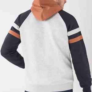 Sudaderas con capucha personalizadas de algodón de alta calidad para hombres, sudaderas con capucha transpirables de gran tamaño con bloqueo de Color para hombres, tarifa barata/precio de fábrica 2026 - Product Image 2