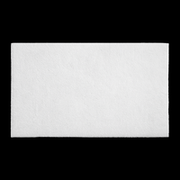 Tapis de bain moderne en coton blanc ultra-doux Tapis de baignoire en flanelle antidérapant absorbant l'eau et lavable en machine pour la maison et l'hôtel