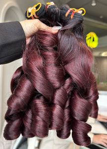 Máquina de rizos mágicos de un solo trama, personalizable, con rizos múltiples y voluminosos, de color natural vietnamita, para donantes. - Product Image 1