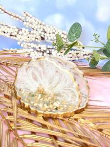 Soporte para pañuelos de resina epoxi, soporte decorativo para pañuelos hechos a mano para comedor, cocina, servilletas, caja de almacenamiento - Product Image 2