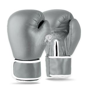 Gants de boxe antidérapants en cuir de vachette imprimés sur mesure de haute qualité avec fermeture auto-agrippante pour l'entraînement, gants d'arts martiaux personnalisés - Product Image 1