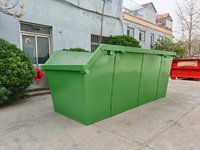 Bacs de 6 m3 8 m3 avec gestion des déchets à l'arrière Bacs Merrell Bacs de recyclage empilables