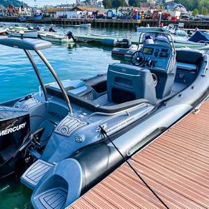 TOP NOUVEAU Bateau pneumatique semi-rigide (RIB) en aluminium de 12 m (40 pieds) Hypalon, modèle SEAS Pro680, conforme à la norme REACH, fabriqué en Chine - Product Image 2