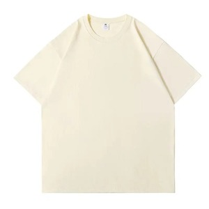 เสื้อยืดผู้ชายผ้าเจอร์ซีย์แขนสั้นใยไผ่ผสมฝ้ายเนื้อหนัก ย้อมสีสำเร็จรูป ระบายอากาศได้ดี เหมาะสำหรับใส่เที่ยวเล่นกลางแจ้งในฤดูร้อน สไตล์สตรีทแวร์ - Product Image 3