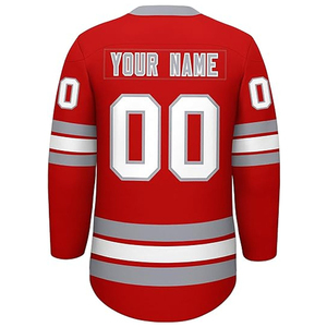 Top Trending 2024 Best Selling Unisex Mesh <b>Ice</b> Hockey Jersey Sets Custom Design Printed Logo <b>Ice</b> Hockey Uniforms OEM Service - Product Image 2