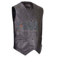 Gilet en cuir pour homme respirant, confortable et léger, vêtement décontracté, prix raisonnable, fabriqué en usine