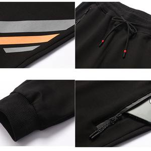 ชุดกีฬาระบายเหงื่อไซส์ใหญ่พิเศษสำหรับผู้ชายชุดกีฬาระบายเหงื่อสำหรับเล่นยิมกลางแจ้งลำลองโลโก้ฟิตเนสชุดกีฬาพลัสไซส์สำหรับผู้ชาย - Product Image 5