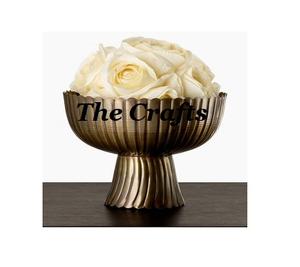 Aluminium Gold Color Serving <b>Snacks</b> <b>Bowl</b> Set Of Two Different Sizes Chocolate <b>Bowl</b> For Wedding Party Usage - Product Image 6