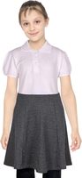 Falda escolar de cintura alta para niñas | Tela suave, corte entallado, corte acampanado para uniforme elegante, trajes casuales y ropa cómoda