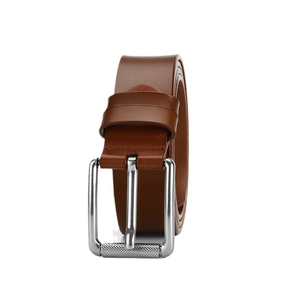 Ceinture pour homme haut de gamme en cuir de vachette rétro, boucle en alliage, motif géométrique, largeur 3,5 cm, longueur 105-125 cm, marque TEXLERA, vente en gros - Product Image 6