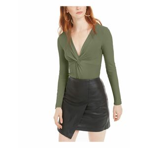 Body a perizoma intrecciato da donna Bar III, verde, taglia XL - Product Image 1