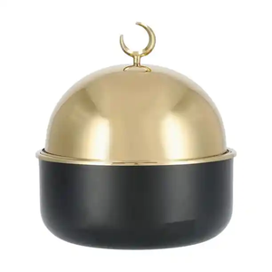 Trending Design Fancy Metal Food Warmer Chafing Dish Casserole Shape Hotpot Stainless Steel <b>Lid</b> Eco-friendly Gas Induction Ready - Product Image 5