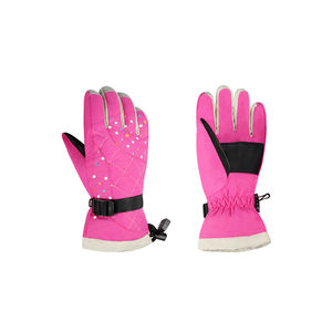 Gants de ski chauffants isolés d'hiver fabriqués au Pakistan avec un tissu imperméable et une doublure polaire chaude pour les sports de neige - Product Image 4