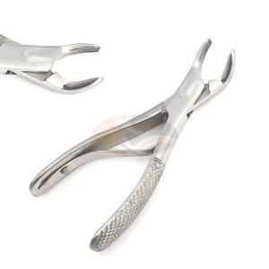 Forceps d'extraction dentaire # 17 Forceps d'extraction dentaire manuels en acier inoxydable de classe I certifiés CE, molaires inférieures, chirurgicaux MOL - Product Image 1