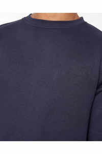 2025 sweat-shirt surdimensionné en coton de haute qualité pour hommes OEM impression personnalisée Logo Vintage col rond solide motif tricoté tissage - Product Image 5