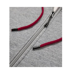 Sudadera con capucha deportiva informal para hombre, chaqueta de manga larga con cremallera de alta calidad, abrigo, sudadera térmica de algodón 100% para la temporada de otoño - Product Image 2