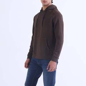 Nouveau haute qualité unisexe tenue décontracté respirant brodé fermeture éclair coupe régulière hommes polyester/coton mélange pull à capuche - Product Image 3