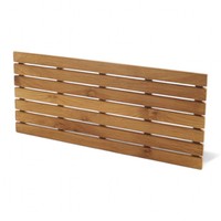 Alfombra de Baño de Madera de Teca Sólida, Ecológica, Diseño Contemporáneo, Antimoho, Antideslizante, Resistente a Hongos, Teca de Indonesia, 80x37x3.7cm