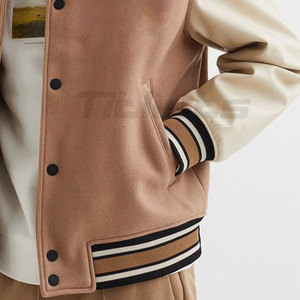 Meilleures ventes en ligne Meilleur prix Veste Letterman Service OEM Veste Letterman quantité minimale de commande basse teinte unie - Product Image 4