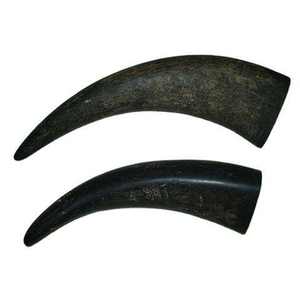 Punta de cuerno de búfalo de vaca Natural de la mejor calidad para el hogar para MANGO de cuchillo o espada estilo Animal único - Product Image 1