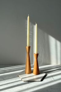 ชุดเชิงเทียนลูกบอลซ้อนไม้โค้ง 2 มือ ชิงเทียนตกแต่งบ้านดีไซน์โบราณในราคาไม่แพง - Product Image 3